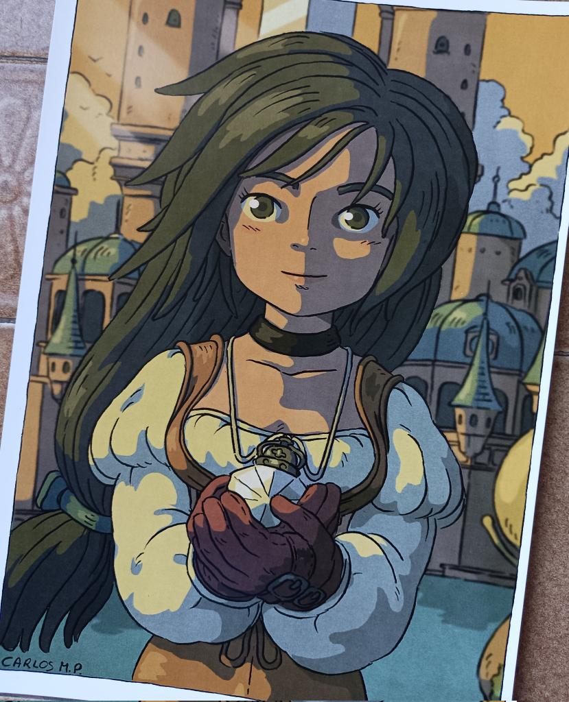 carlosfanarts's tweet photo. FFIX commission!! RT please!! https://t.co/x58RsiPbzB