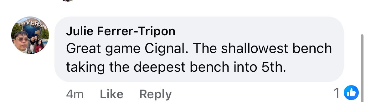 this comment on fb. grabe lalo akong naproud sainyo cignal girls! 🥺❤️ #PVL2025