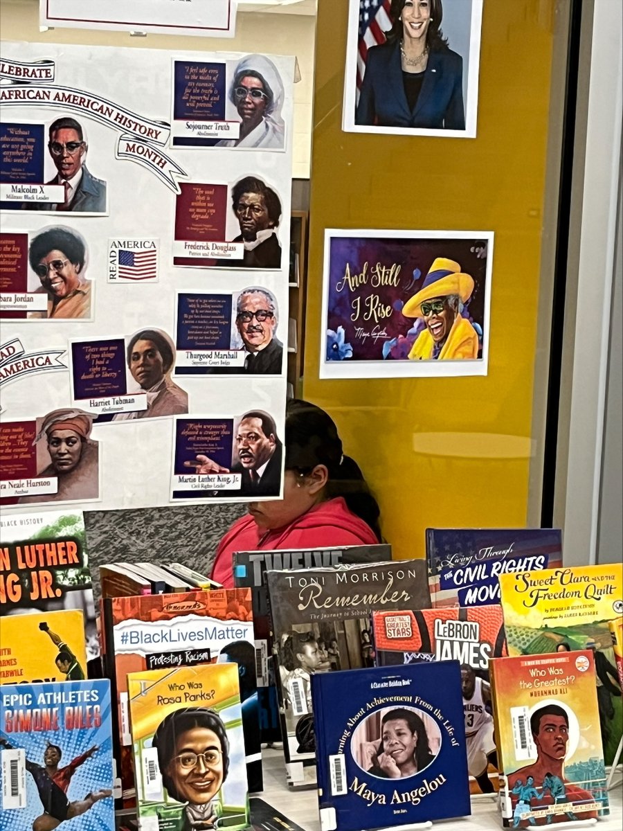 itbebrave's tweet photo. February is Black History Month! We love our students engaging in learning about the rich history, culture, and contributions of Black individuals. Our library has a diverse collection of books to help students explore and celebrate all month long!  #LearningMatters #itbebrave https://t.co/ECkGt6n9RJ