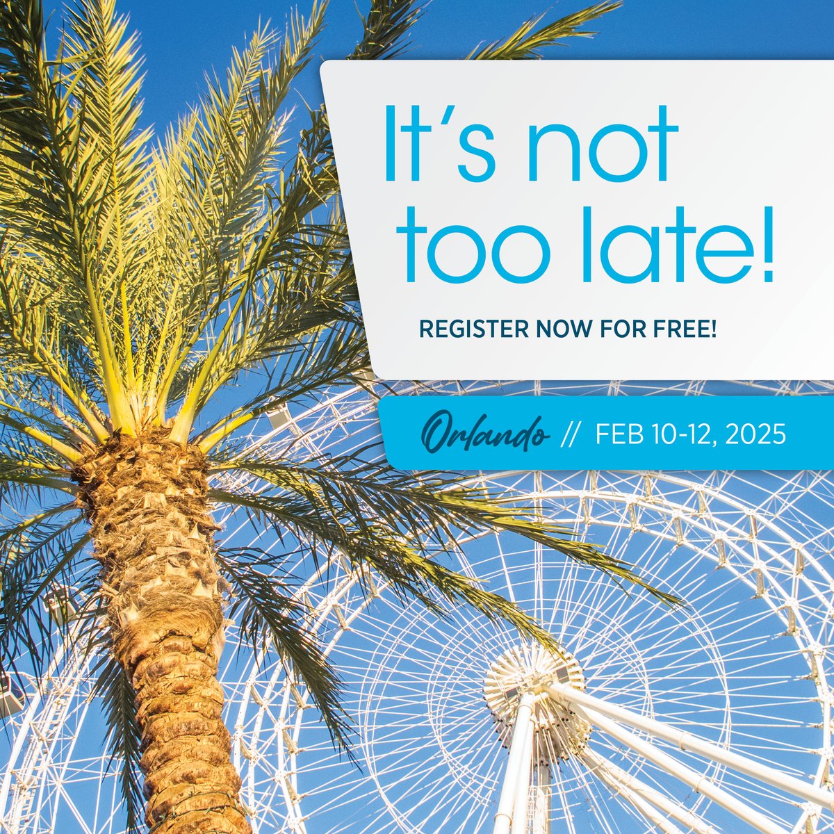 There's still time to take advantage of Free Registration! Head to AHRexpo.com and secure your spot to the #HVACR industry's most comprehensive event. See you in Orlando!
