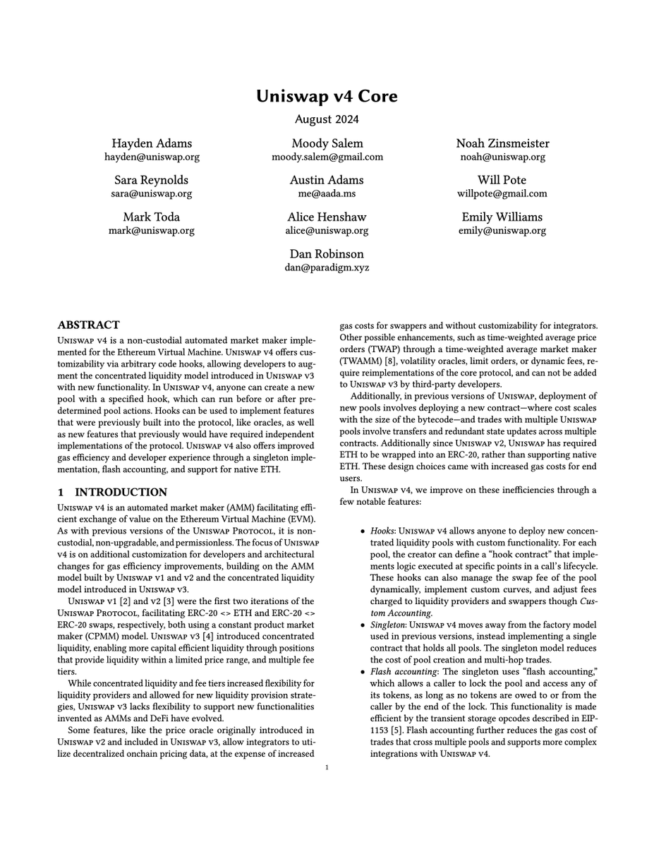 Uniswap's tweet image. she’s here and she’s perfect