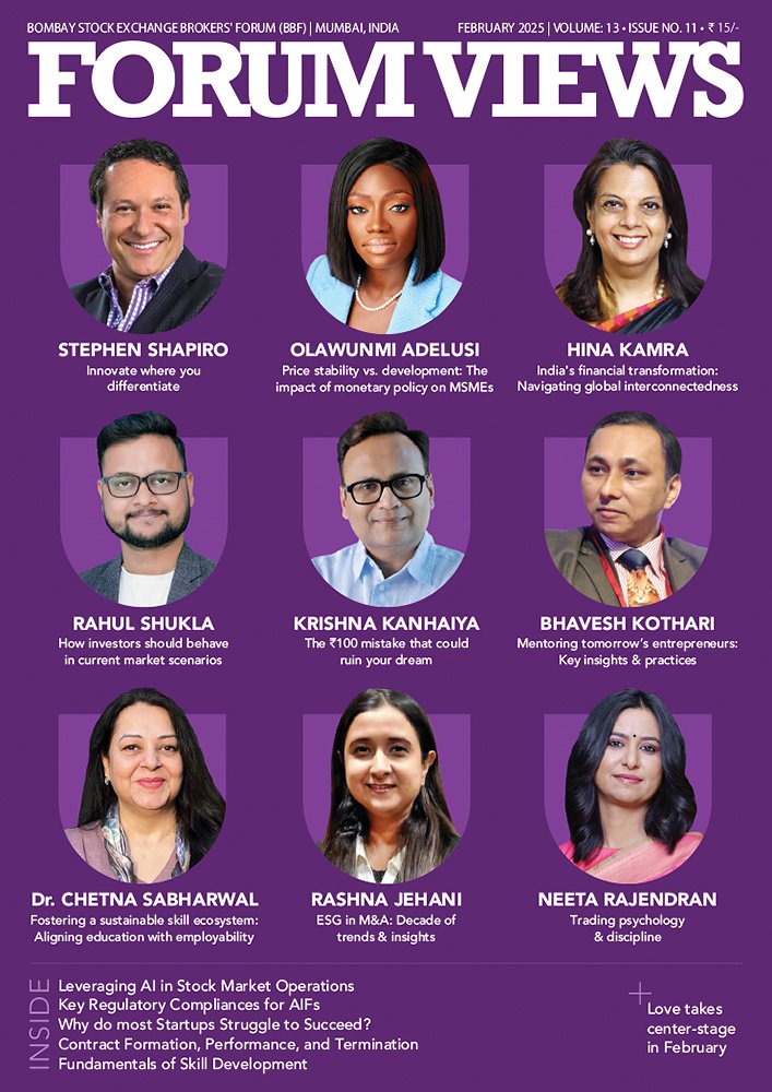 BBF releases the February 2025 edition of FORUM VIEWS - Capital Market and Lifestyle Magazine

Digital edition: brokersforumofindia.com/magazines.php

#globalinsights #economy #compliance #capitalmarkets #lifestyle #forumviews #bbfindia