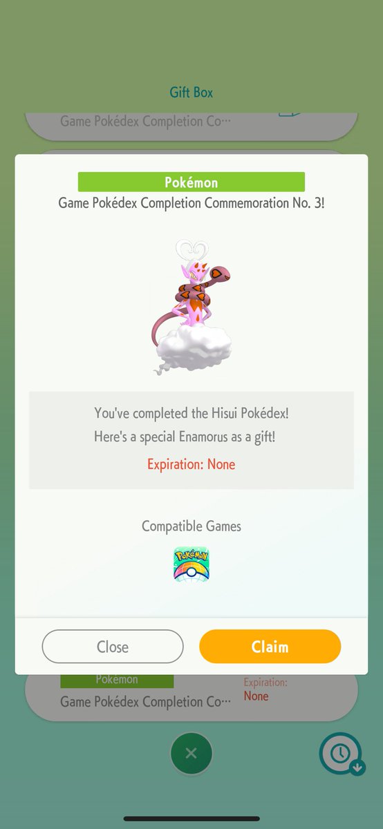Got this today! 😄✌️#pokemon #pokemonlegendsarceus #nintendoswitch #pokemonhome #mysterygift #shinypokemon