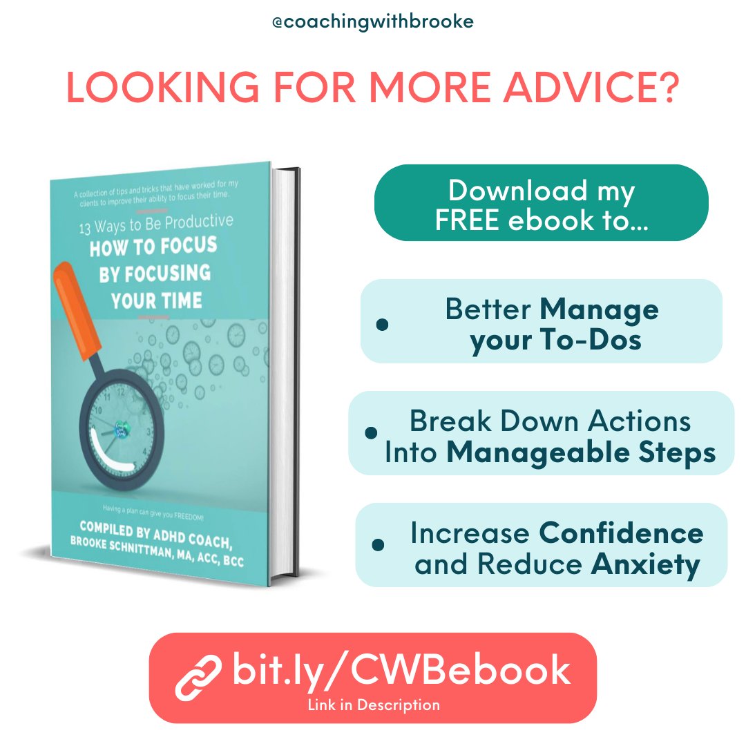 Coachingwbrooke's tweet photo. ๐Swipe for easy ways to boost self-esteem with ADHD
February is 'International Boost Self-Esteem' Month so I wanted to share some quick hacks to help our confidence with ADHD!
โฐFREE downloadable ebook: 'How to Focus by Focusing your Time'
https://t.co/qYImCdLw0h
#adhdhelp https://t.co/drrd3ymaft