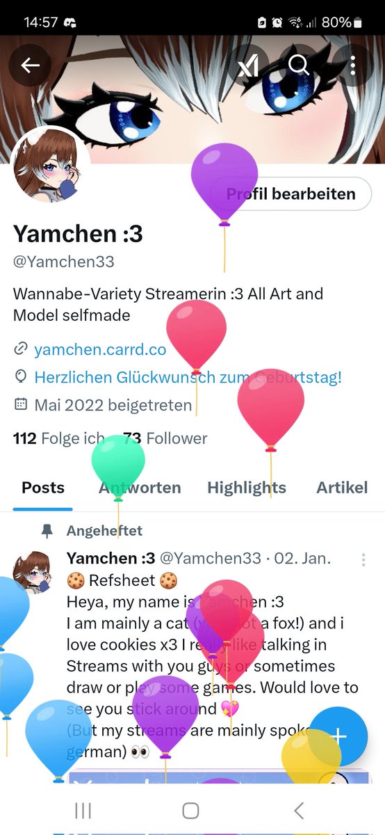 Yamchen33's tweet image. balloons :o
