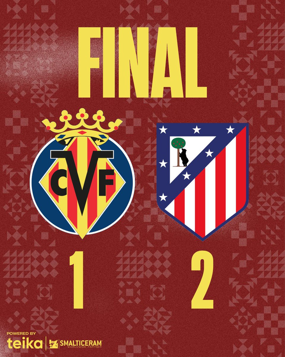 CVFFemenino's tweet photo. Final 😢

Las groguetes se adelantaron con un cabezazo de @irenemiguelezz, pero acabaron viéndose sobrepasadas por el conjunto colchonero con los tantos de Emma y Reyes. https://t.co/bapBUhc5Vs