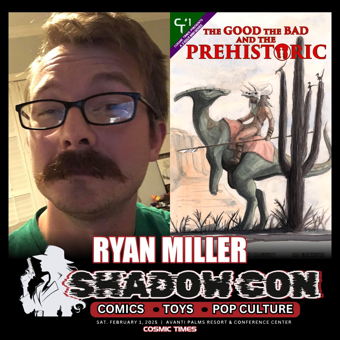 TODAY catch the incredible Ryan Miller <a href="/TGping_/">TGping// TFcon 2024 Baltimore!</a> at ShadowCon in Orlando!
ShadowCon is a true comic book show happening Saturday, February 1st at the Avanti Palms Resort &amp; Conference Center open from 10 AM to 5 PM.