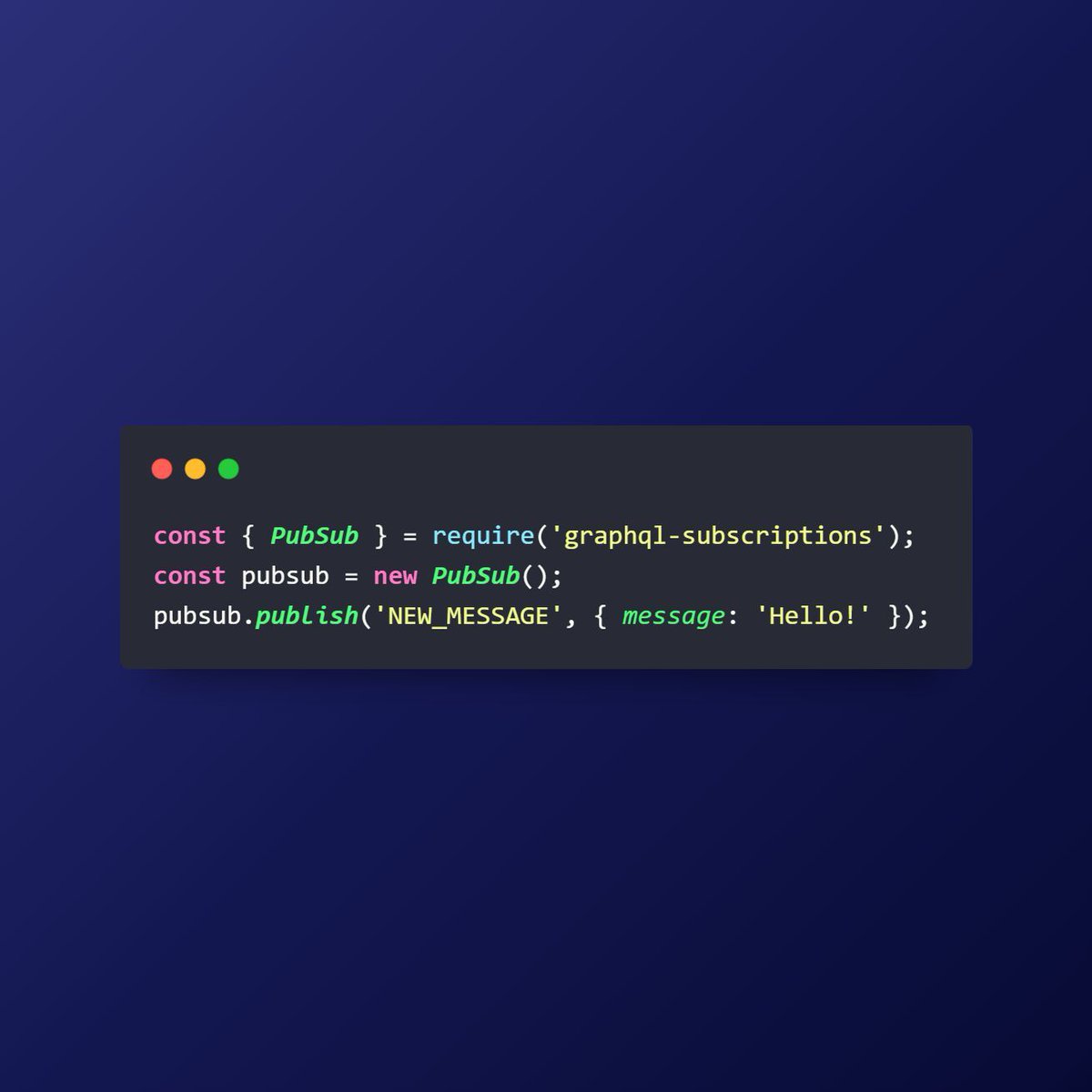 Smart_Snippet's tweet image. 🚀 Use GraphQL subscriptions for real-time updates. 

#GraphQL #RealTime #SmartSnippet #AllDayDSK
