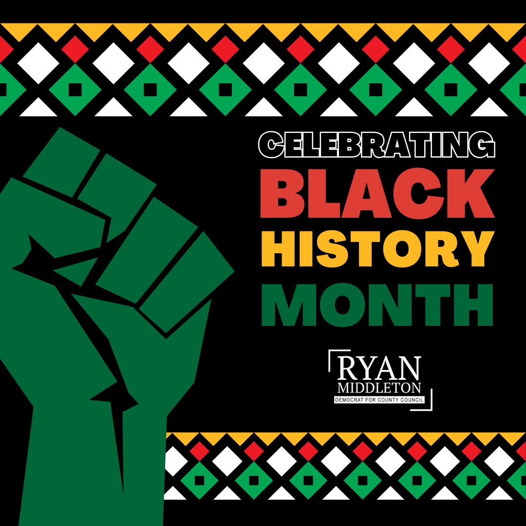 RyanEMiddleton's tweet image. This Black History Month, we honor the resilience, brilliance, and contributions of Black leaders, innovators, and changemakers who shaped our history and continue to inspire our future.
#BlackHistoryMonth #TeamRyan #PrinceGeorgesCounty