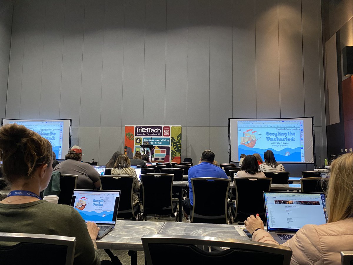Coffee ☕️, laptop charged 💻🔋, ready for a great first day of <a href="/TCEA/">TCEA</a> 🤠 <a href="/friEdTechnology/">friEdTechnology Team</a>