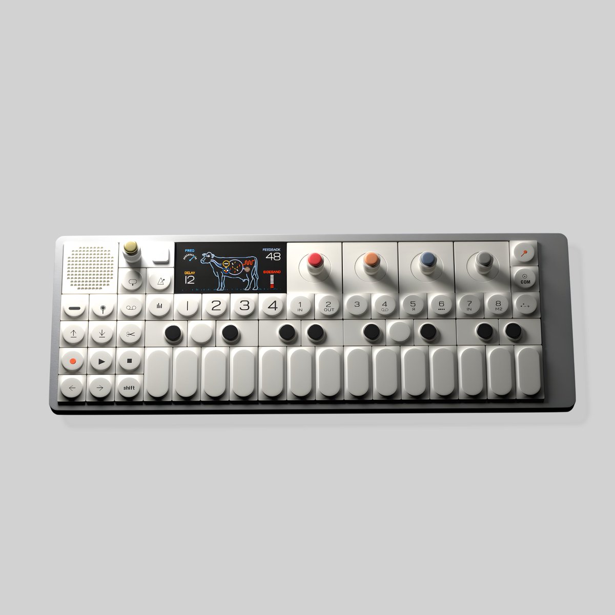 Aceevisuals's tweet photo. 🎶✨ Just recreated the iconic OP-1 by Teenage Engineering. https://t.co/K7HmsSrrr3