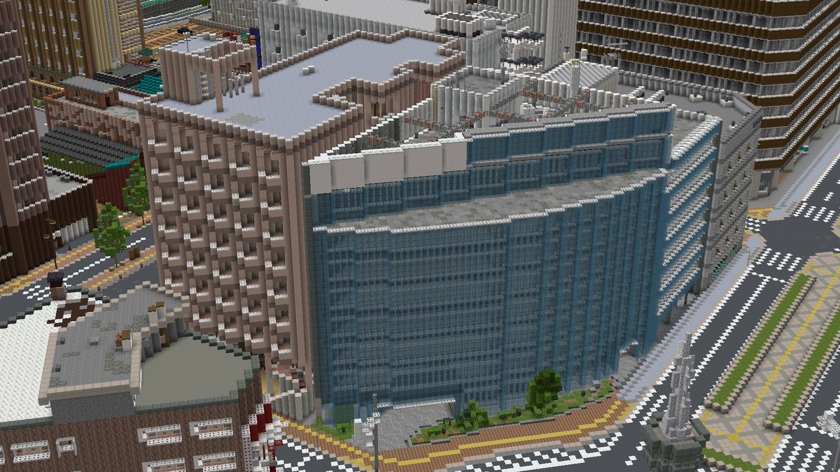 #minecraft #佐山県 
曲線のビル