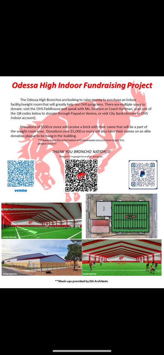 🚨We are still raising money‼️🚨
See the details of our fundraising project for our new Indoor Facility below ⬇️ 
#WestRise #AAAO