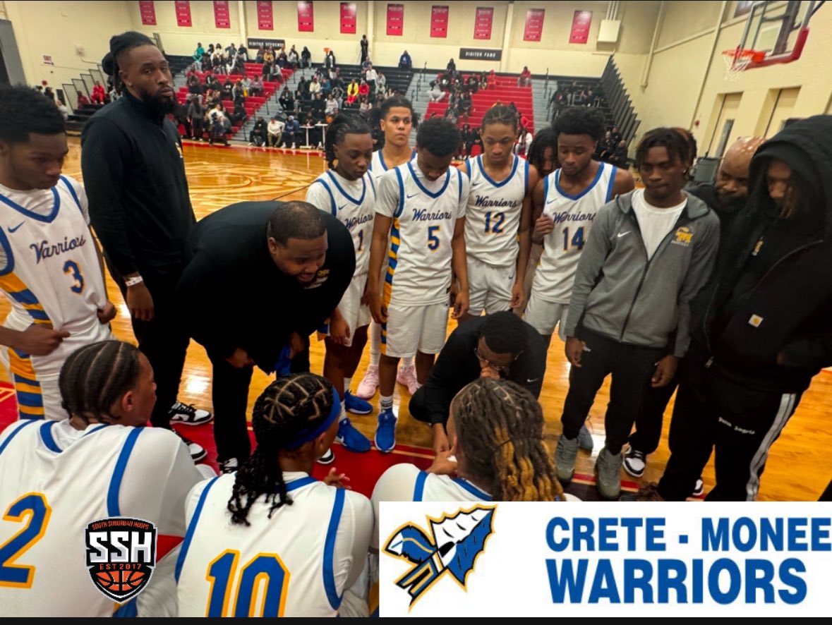 Crete Monee Highschool 🏀

Highlights since the new Year (2025) 

• Crete over #23 Simeon 48-41 

• Crete over Bloom 50-48
- 1st win since 2018

• Lost to #3 Brother Rice 45-44

Haven’t talked about Crete basketball this much in quite some time 🤔

Coach Jawan Nelson over