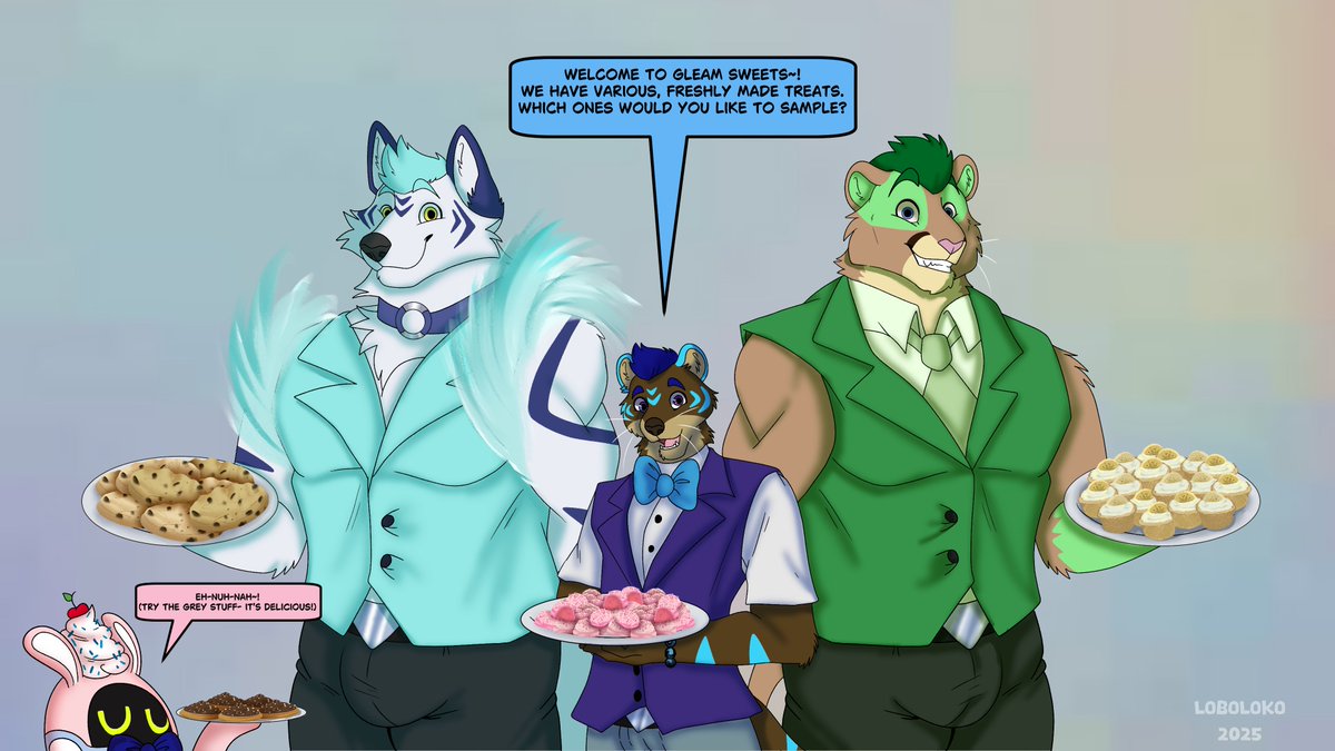 Phloww, Pheltt, and Phangg are now Glam sweets!