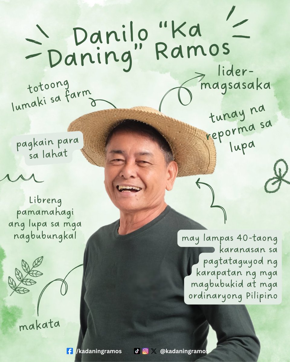 GUYS WE WILL BE VOTING FOR KA-DANING DANILO RAMOS #TanongNgBayan