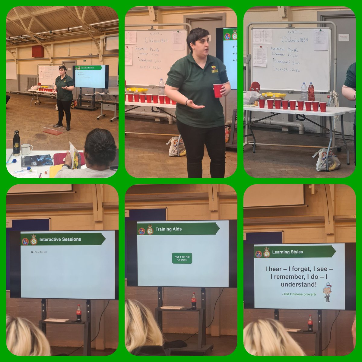 CFHMLD's tweet photo. Making lessons engaging was the session before lunch. Appealing to all types of learners is key for engaging all of our cadets.
#funlessons
#Teachinglifeskills
@ArmyCadetsHoW @GLSESSFATO @WestAcf @YOULondon1 @GLRFCA @ACF_NELondon @Cadets_london @OC_13Coy https://t.co/e0o2Yo0eET