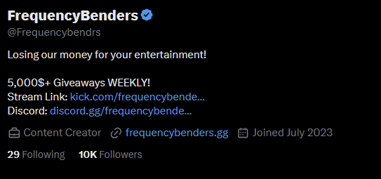 FrequencyBenders tweet media