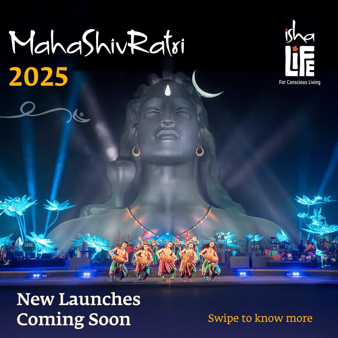 Ishalifeindia's tweet photo. Mahashivratri New Launches Coming Soon! Are you ready ? 

Know more on https://t.co/H6nxCc6aMm https://t.co/5OsHsJmp9O