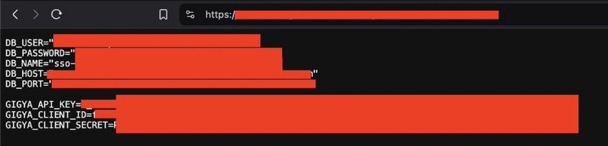 viehgroup's tweet image. .env leaked

How to find : FUZZ all Endpoints and find leaks 
Wordlist : github.com/Bo0oM/fuzz.txt…

credit: @h4x0r_fr34k 

#bugbountytips #BugBounty #infosec