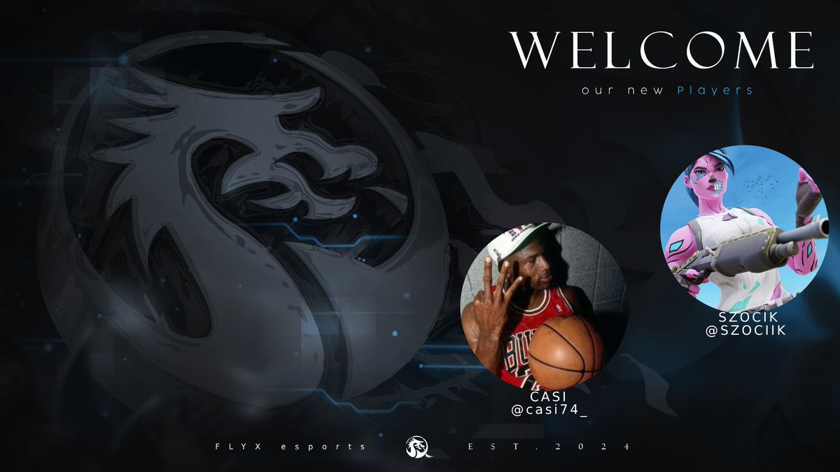 Welcome New Players 🥳

Today we would like to introduce you to our 2 new players with incredible potential <a href="/casi74_/">casi</a> &amp; <a href="/SZOCIIK/">SZOCIK</a> 🧐

Greet them with warm applause 👏

#FlyxTheFuture