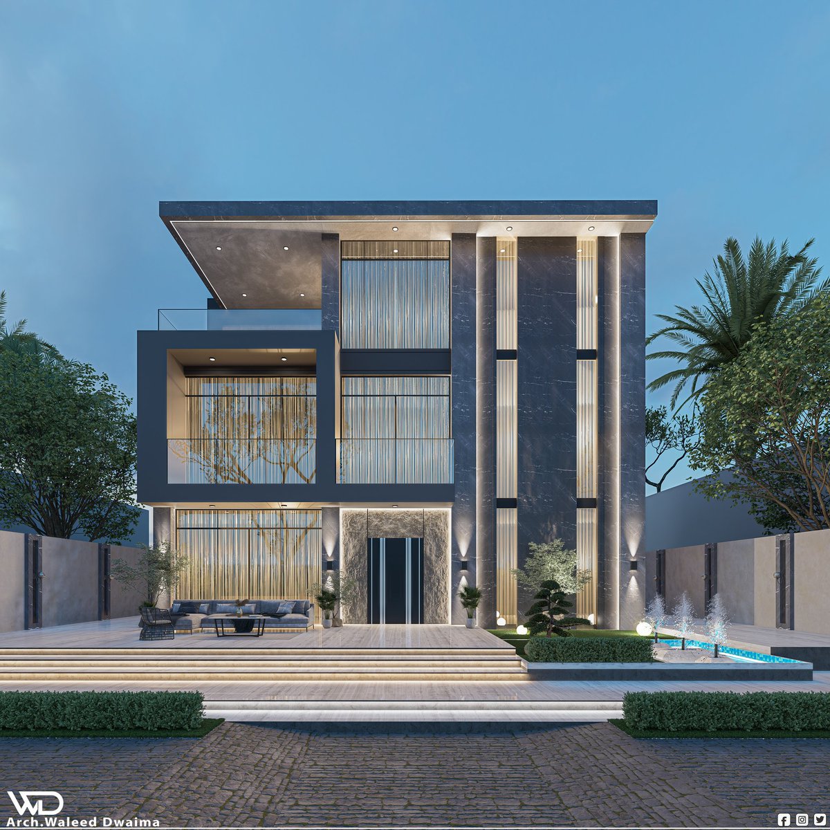 DwaimaWaleed's tweet photo. ▪️من أعمالي تصميم خارجي لفيلا خاصة           
#ديكور #تصميم
#واجهات #تصميم_خارجي #ديكورات_منزليه_داخليه https://t.co/QyunOwDn9X