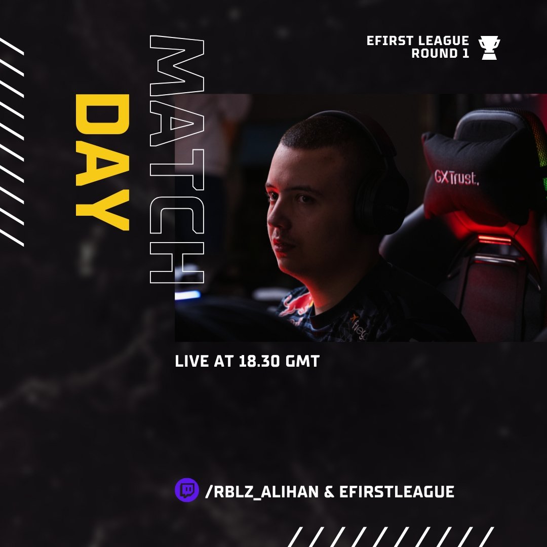 League Debut Today

📺 twitch.tv/efirstleague