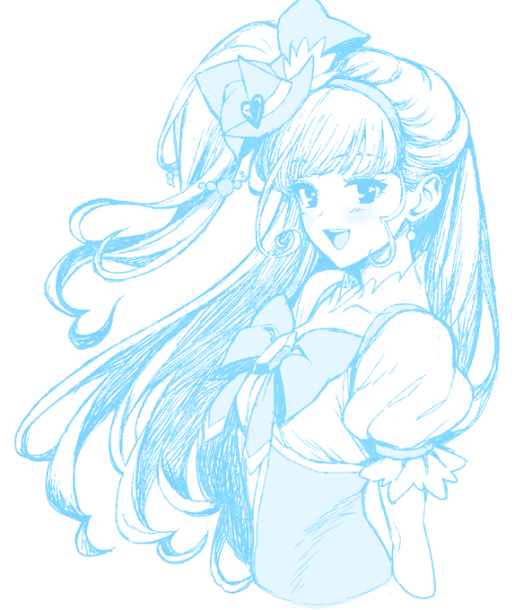 キュアミラクルちゃん。単体で申し訳ない。
新作アニメではリコと離れ離れになって動かなくなったモフルンのそばにいる独りぼっちのみらいちゃんが描写されていて涙腺壊れるところでした 