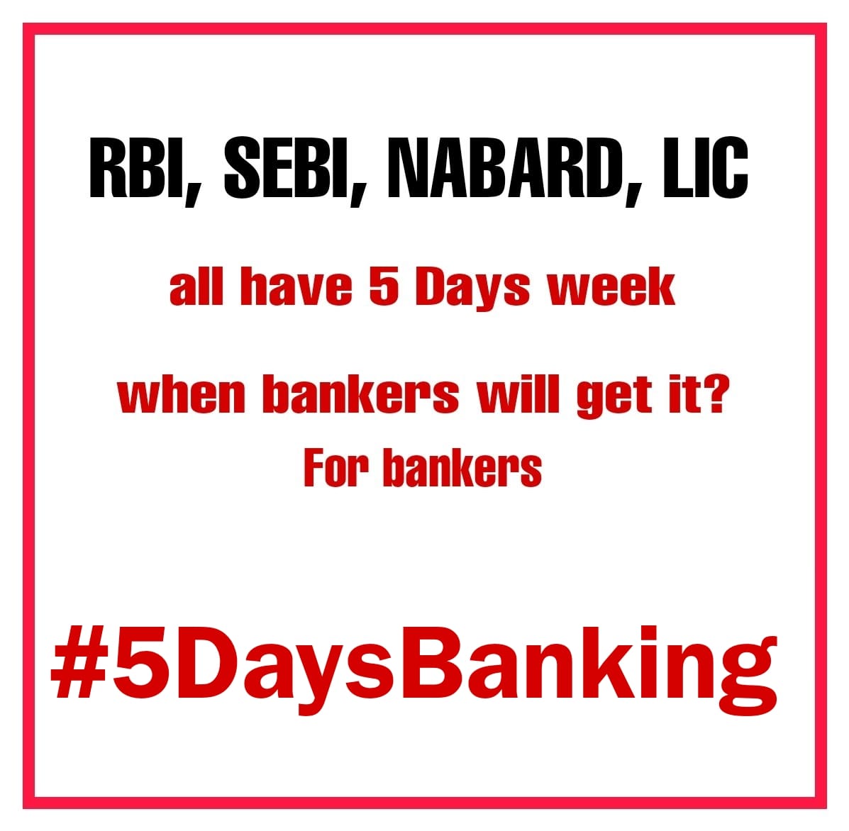 SomnathVermaa's tweet image. Mental Health Matters
#5DaysBanking