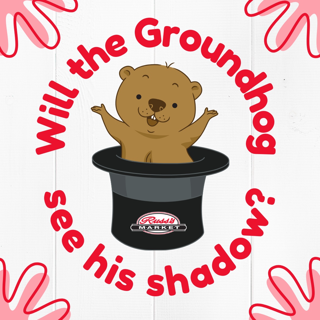 RussMarket's tweet image. Will the groundhog see its shadow this Groundhog Day? Either way, you can always spring into savings with us!

Stop by and see what’s new this week or visit russmarket.com/weekly-ad!