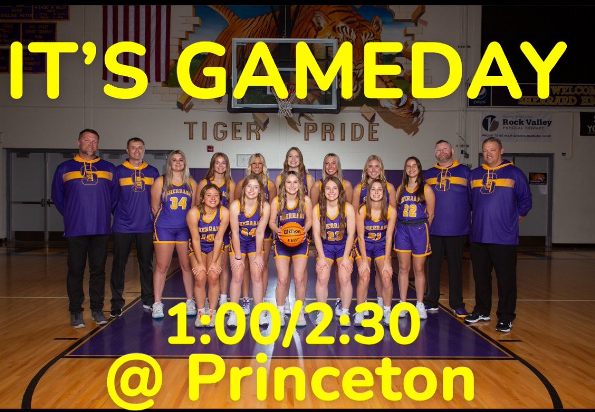 IT’S GAME DAY!!!
🆚 Princeton
📍 Princeton High School 
⌚️1:00 pm - FS
⌚️2:30 pm - Varsity