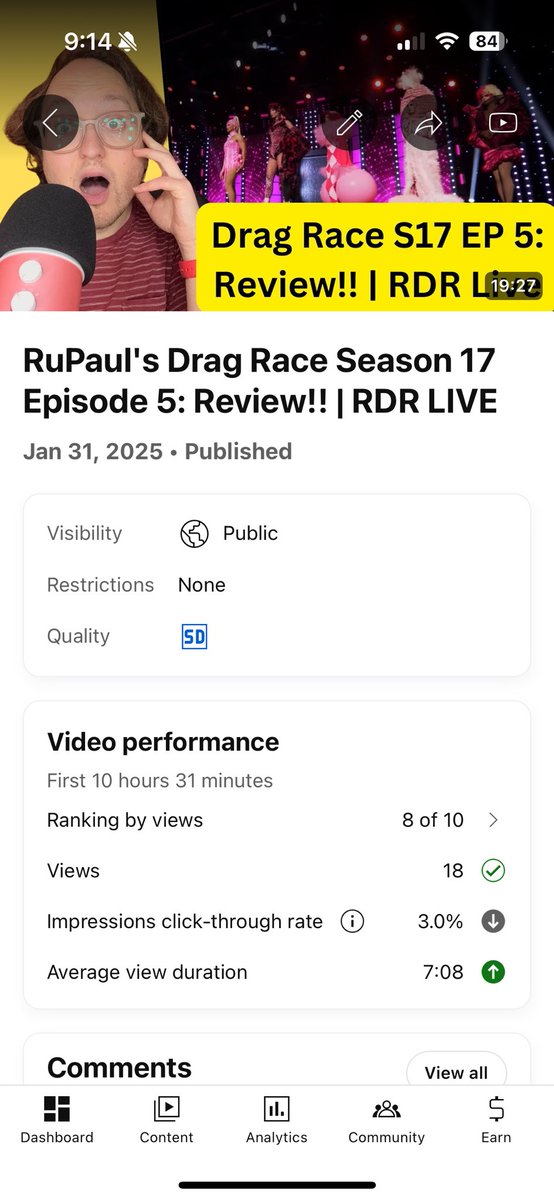 Why are people not watching my #DragRace reviews…? This gets so frustrating I swear