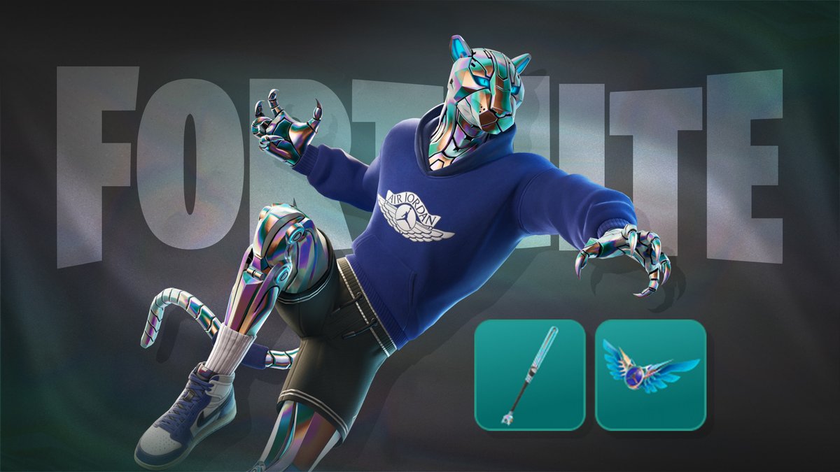 Nike エア ジョーダン × フォートナイト‼ ・バンドル: 1,800 V-Bucks ・スキン: 1,200 V-Bucks ・ツルハシ:  800 V-Bucks ・バックアクセサリー: 400 V-Bucks 販売予定日: 2月3日 午前9時 via/@SpushFNBR