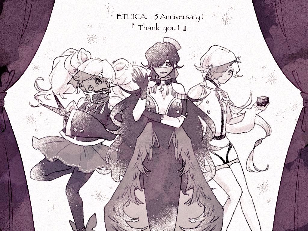 sleep_ETH's tweet photo. 『 𝘛𝘩𝘢𝘯𝘬 𝘺𝘰𝘶︎︎ ! 』
 #エチカ5周年 https://t.co/vGXB2RsojI