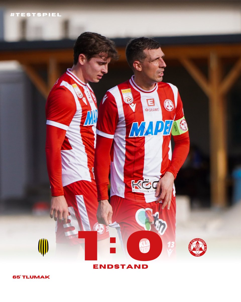 Wir verlieren das letzte Testspiel gegen den FC Rukh Lviv! #RUKGAK #grazerak