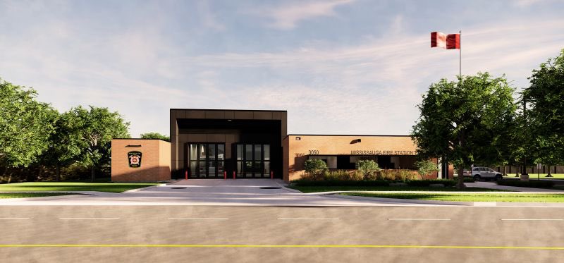 We're excited to share new renderings for Mississauga Fire Station 123 - a modern, sustainable, and community focused design. This will be our second Net Zero Energy fire station.