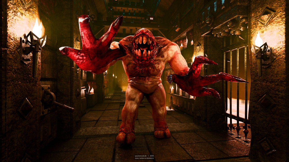 MrPaulDoubleyou's tweet photo. @DarthSateus Why dont we make iD ourself? :D
Already started "recreating" textures and monsters resembling iD Softwares artstyle for the fun of it. How is this so far?
#Quakelike https://t.co/58xINnqFdr