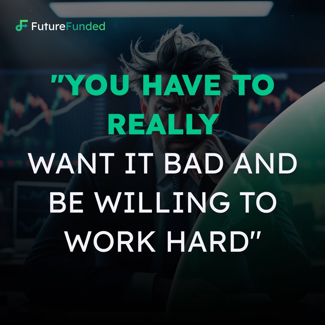 Success starts with mindset. Do you want it bad enough? 💰📈 #FutureFunded #WorkForIt.