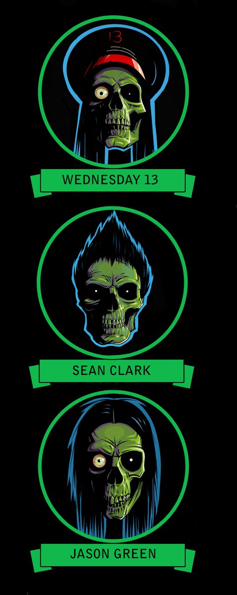 MarkBeer4's tweet photo. Go see @officialwed13  @malfuncsean  and Jason Green at Creepie con (the Inland Empire’s Premier) today and tomorrow! #wastesometimewithjasongreen #horrorshallowedgrounds #thethingwithtwoheads #horrorcon #wednesday13 #shockrock #heavymetal #punckrock https://t.co/6t3mayxsf9