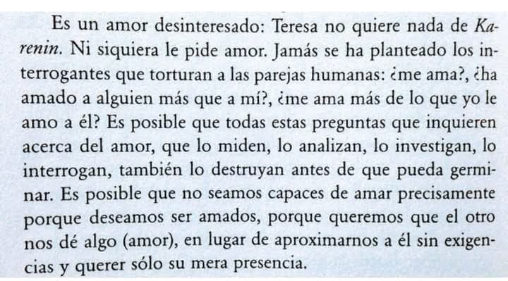 Empieza el mes del amor. 

Fragmento de "La Insoportable Levedad del Ser"

Milan Kundera.