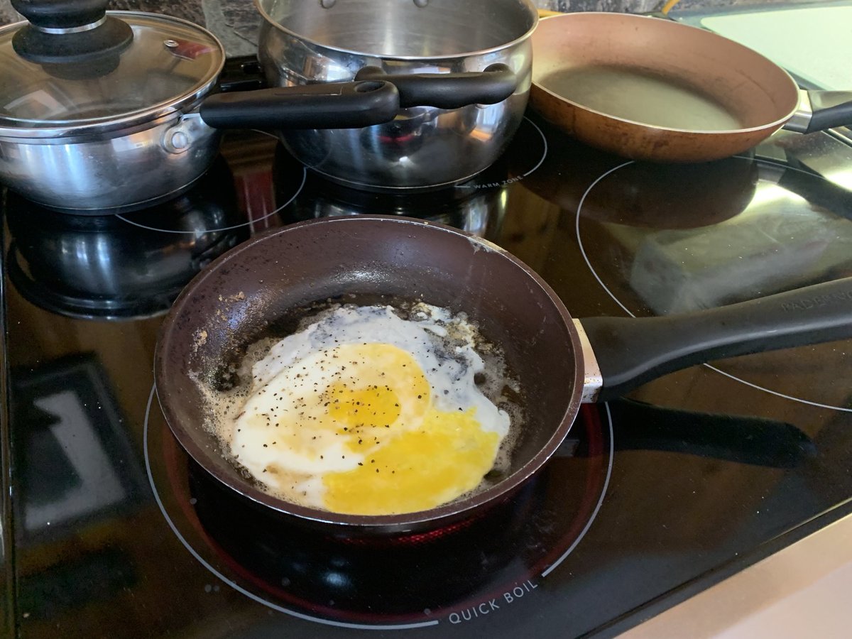 Making a bird flu breakfast sandwich today.