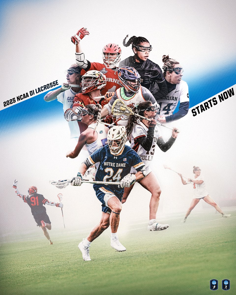 LACROSSE. IS. BACK. 🥍

#NCAAMLAX #NCAAWLAX