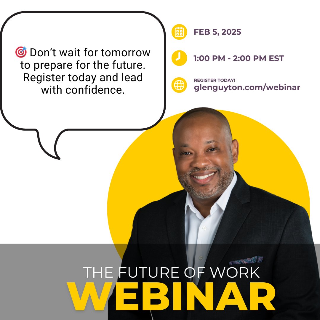 🚀 It is getting close! The Workforce Disruption Webinar is Feb. 5  at 1 PM ET / 12 PM CT!

Don’t get left behind—learn how to future-proof your workforce for 2030 &amp; beyond.

🎁 Bonus: Exclusive post-webinar resources for attendees!

🔗 Register now!