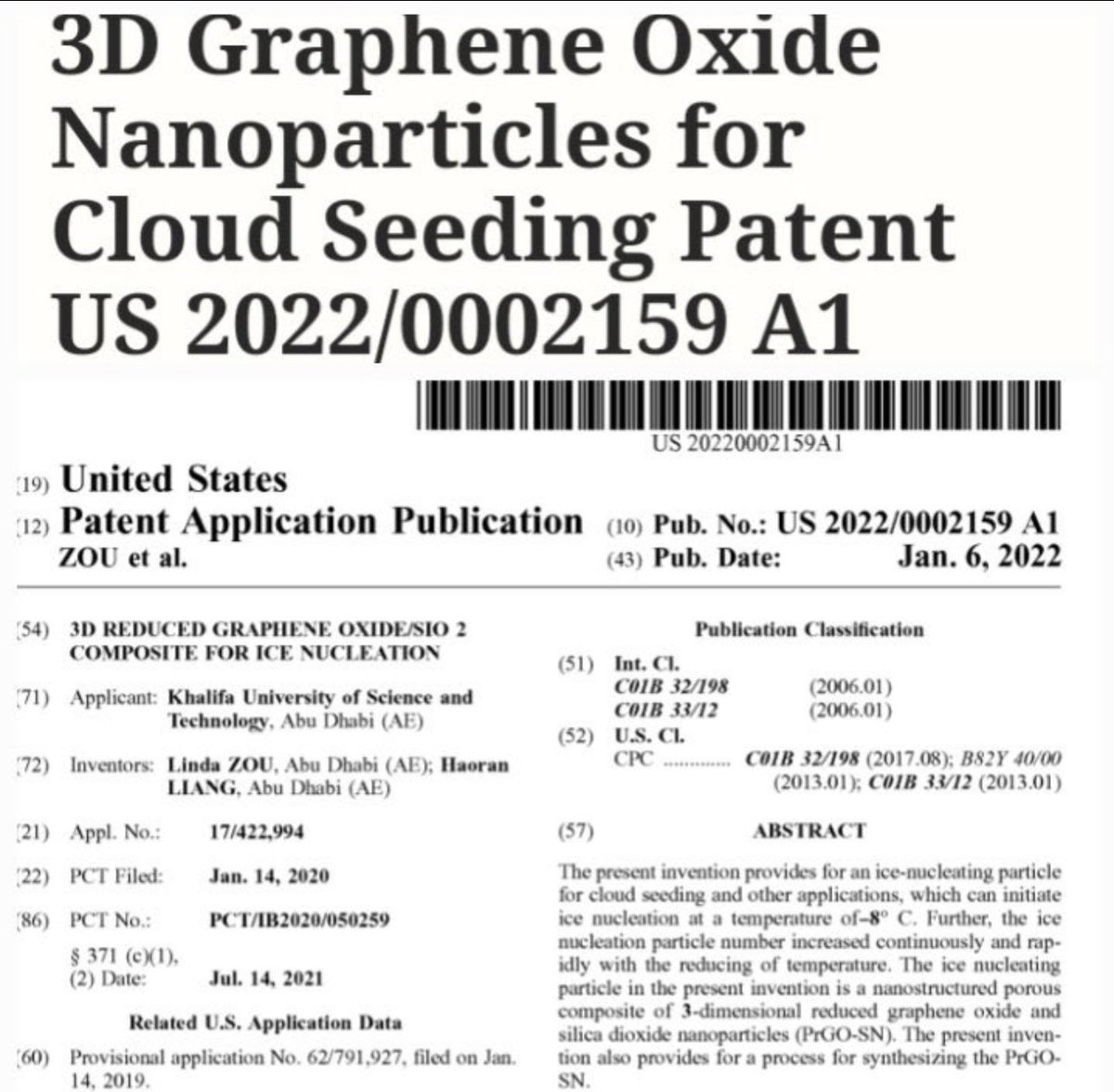 Feeling cute might spray Americans with graphene oxide today, idk. 

Ooooooh look at this pretty “contrails” 🤡