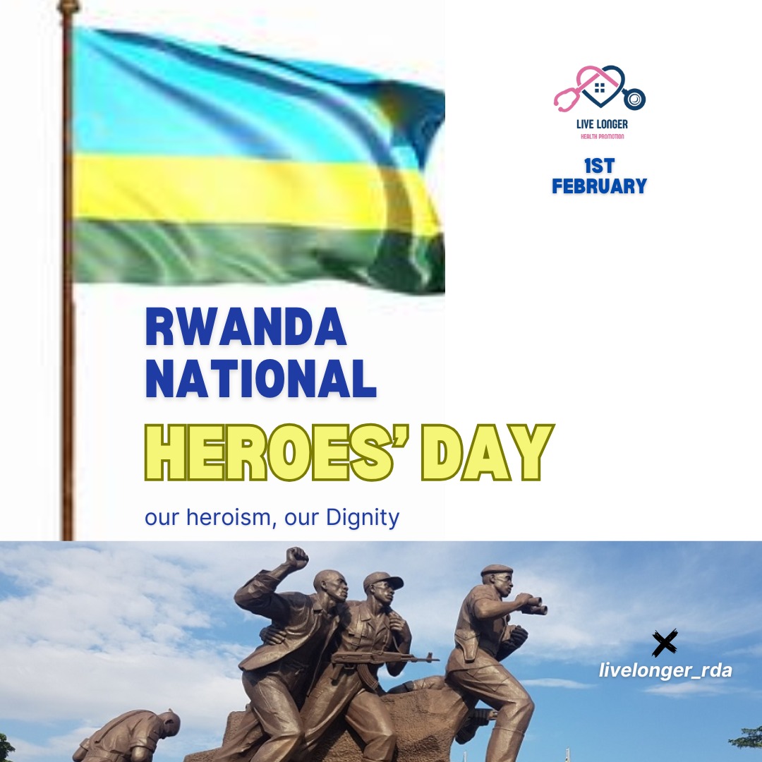 livelonger_rda's tweet photo. Rwanda is now healthy, we have peace, and we surely expect to have a better future. 
All, because of our heroes ❤️

Happy heroes day, our heroism our Dignity https://t.co/VqbHg2FiOz