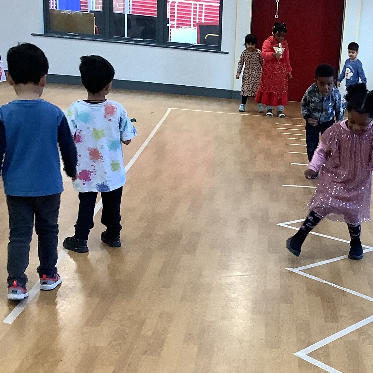 We have enjoyed being active again this week in Moonstones (FS1)! 🏃🤸‍♂️

We've practised balancing and ball skills and moved in different directions! 🎾⬆️⬇️⬅️➡️ 

We became the participants in an active story where we became rabbits hopping away from a fox and a crocodile! 🐰🦊🐊