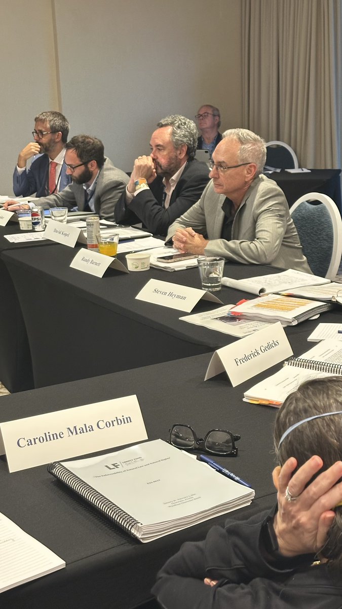 We’re now in the fourth session of the 2025 Salmon P. Chase Faculty Colloquium, diving into a thought-provoking discussion on constitutional rights, the scope of the police power, and the enforceability of natural rights. <a href="/Liberty_Fund/">Liberty Fund</a>