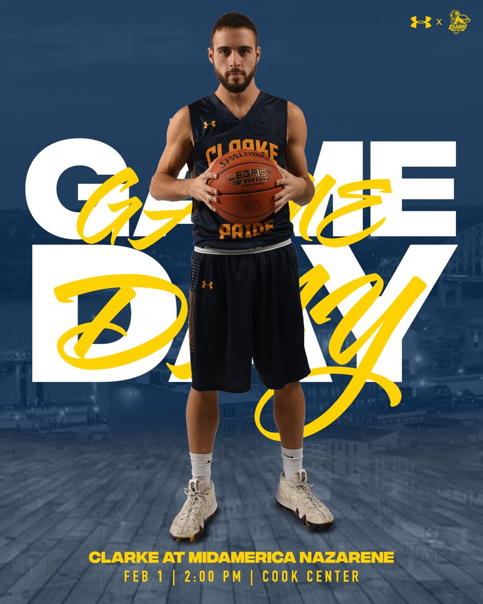 Bye week is over, facing off against MNU in Olathe!

📊 ➡️ tinyurl.com/m9ekae2f

💻 ➡️ tinyurl.com/yx4wnz75

#ClarkePride