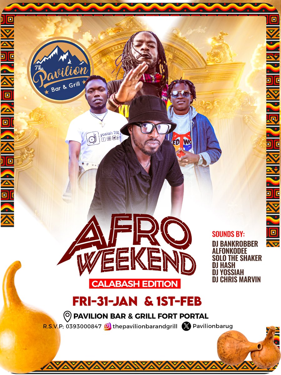 Here we go again! 

Prepare yourselves for a great night out with the best vibes and best tunes in Fort Portal!

See you here