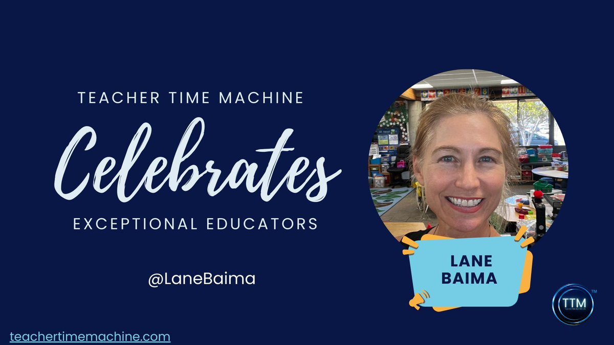 We celebrate Exceptional Educators!  This week's spotlight is on Lane Baima. Thank you Lane for all you do for your students!